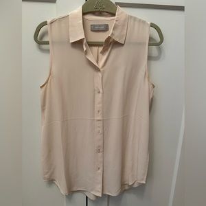 Everlane Silk Sleeveless Buttondown